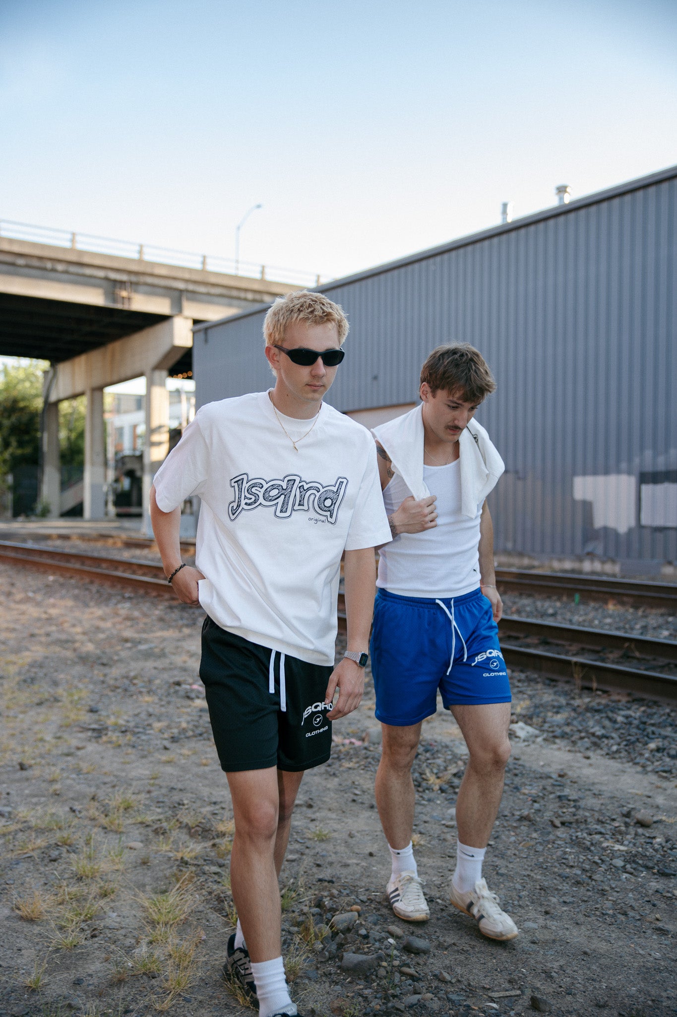Black Mesh Drawstring Shorts